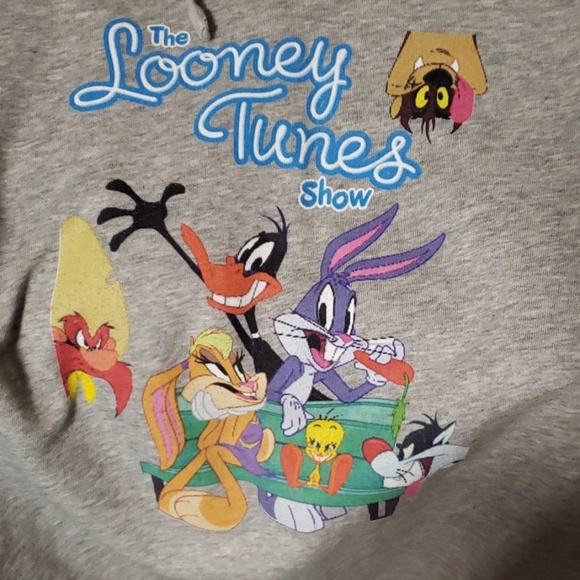 Looney Tunes Show Hooded Sweatshirt - Picture 2 of 3